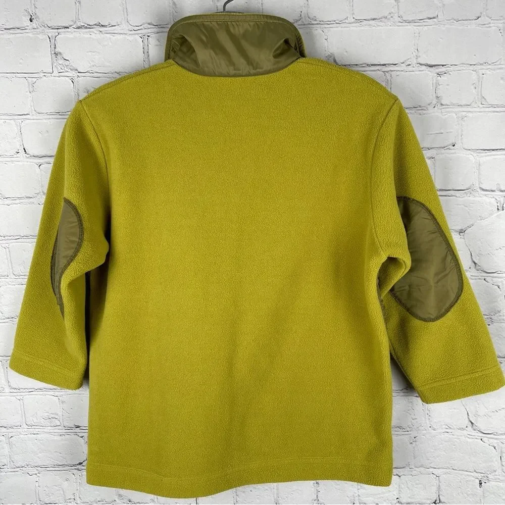 UNITED COLORS OF BENETTON kids wasabi green fleece sweater top, size S - Picture 3 of 14